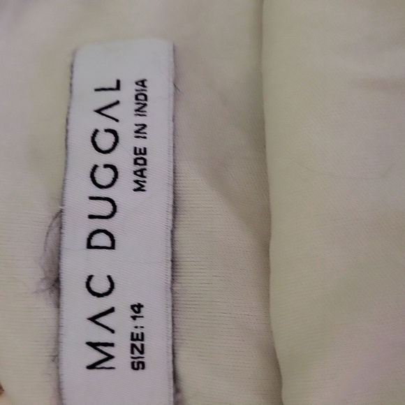 Macduggal Gold Leaf Sheath Gown 14 NWT 5107 - Picture 5 of 10